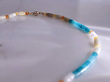 Nephrite & Agate Beaded Choker