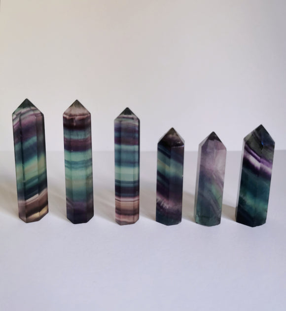 Flourite Healing Hexagonal Wand