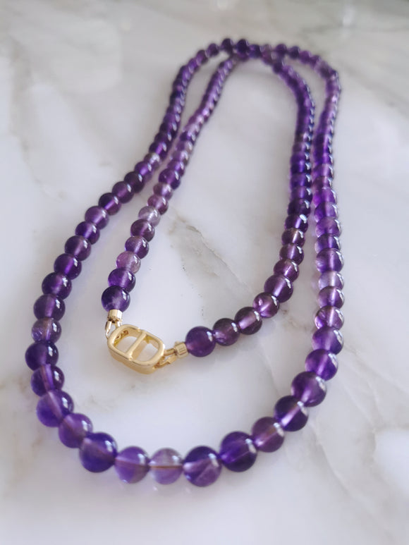 Lilac Chic Opera Necklace