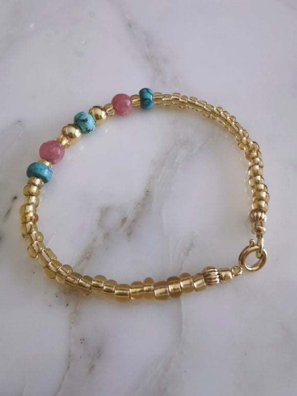 D'oro Beaded Bracelet