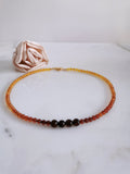 Gradient Amber Choker Necklace