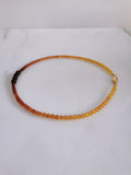 Gradient Amber Choker Necklace