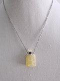 Faceted Essential/Perfume Bottle Pendant Necklace