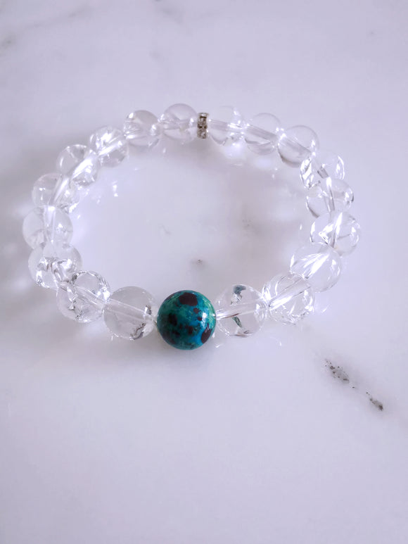 Clear Quartz Stretch Bracelet