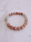 Arusha Sunstone Beaded Stretch Bracelet