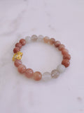 Arusha Sunstone Beaded Stretch Bracelet