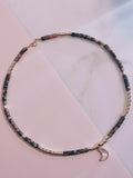 Rhodonite Tiny Beaded Choker