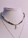 Rhodonite Tiny Beaded Choker