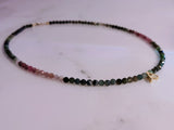 Faceted Various Tourmaline "A" Beaded Choker