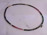 Faceted Various Tourmaline "A" Beaded Choker