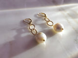 Baroque Pearl Teardrop Earrings