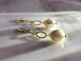 Baroque Pearl Teardrop Earrings