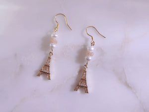 Eiffel Tower Dangle Earrings