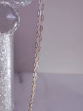 Sterling Silver Double Layer Chain Princess Necklace