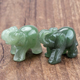 Crystal Elephant Figurine