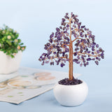 Ceramic vase base crystal Tree