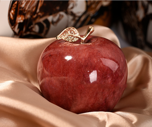 Crystal Apple Figurine